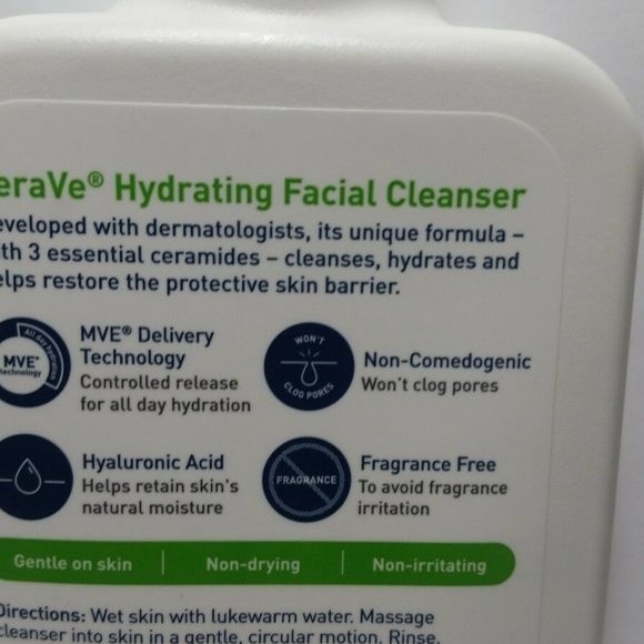 CeraVe Hydrating Facial Cleanser 5 Bottles - Picture 10 of 12